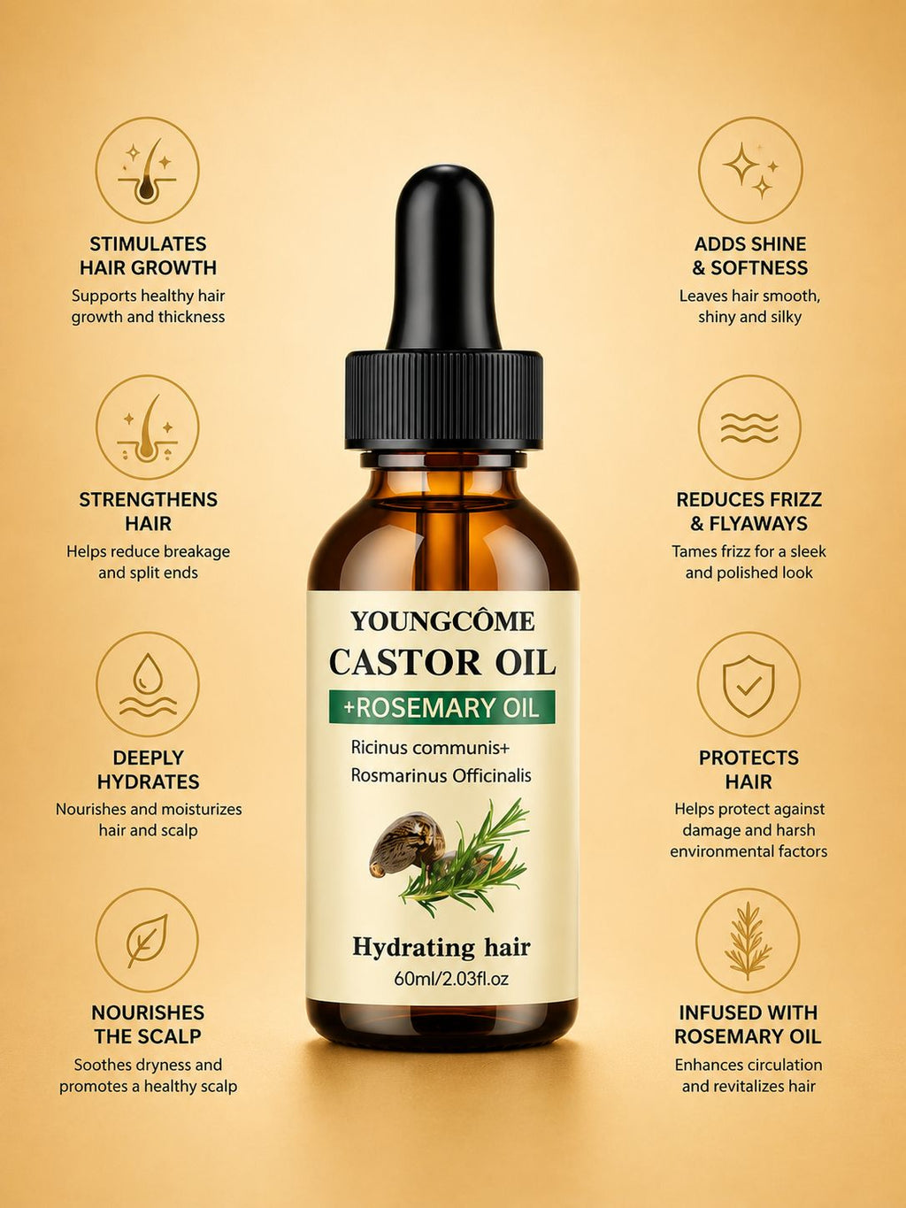 Lumelle Castor & Rosemary Oil™