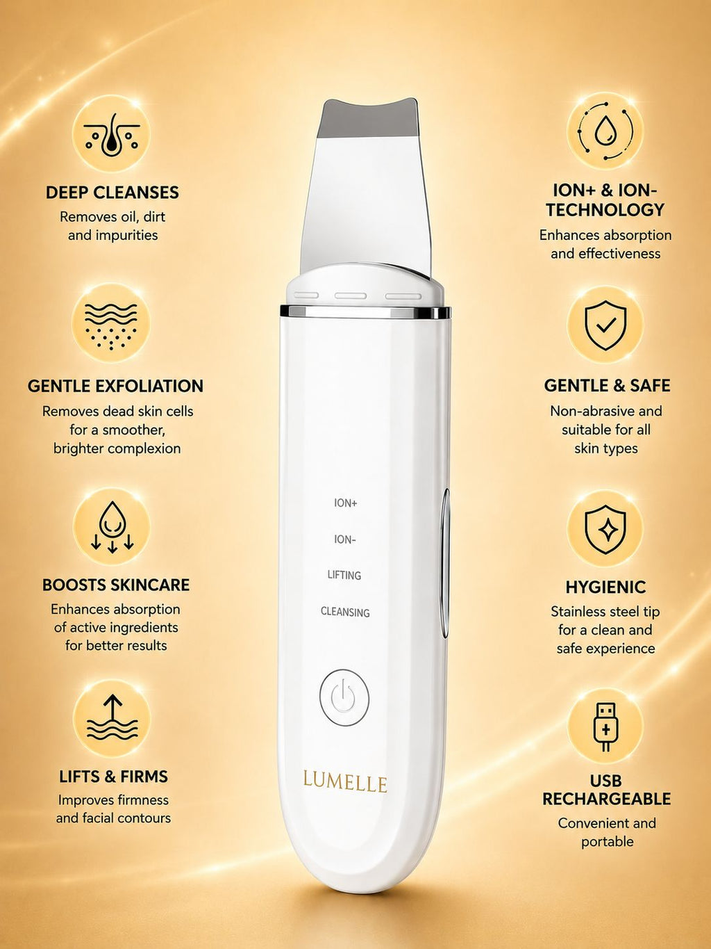 Lumelle Ultrasonic Skin Scrubber™