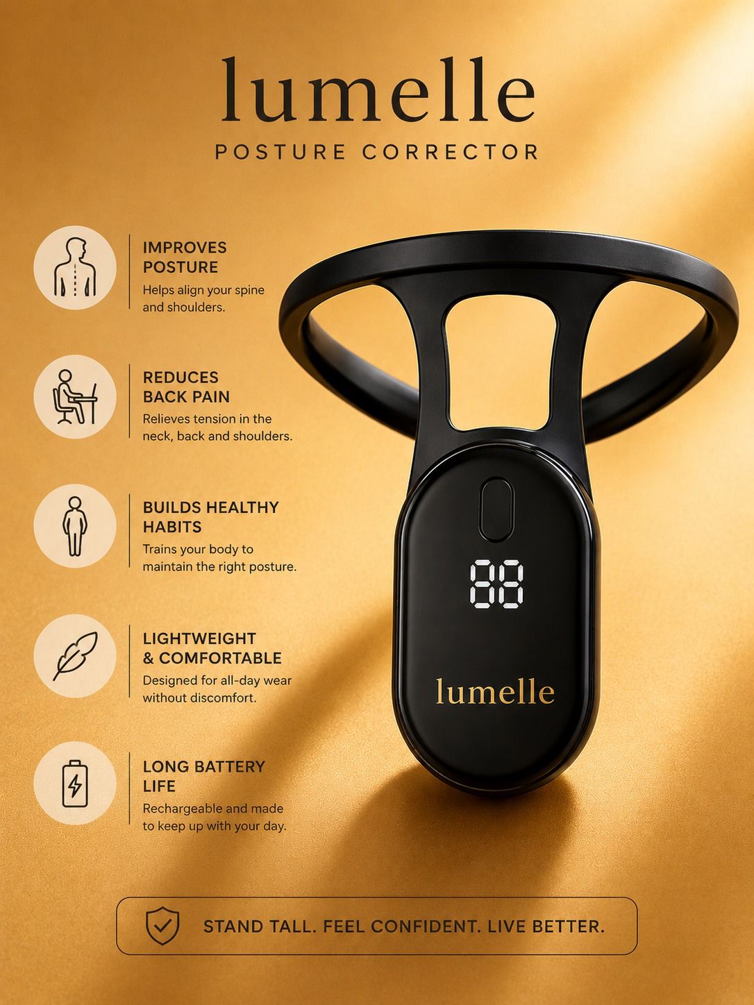 Lumelle Smart Posture Corrector™
