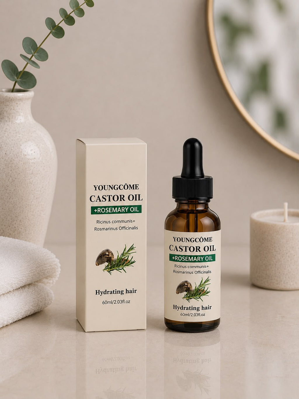 Lumelle Castor & Rosemary Oil