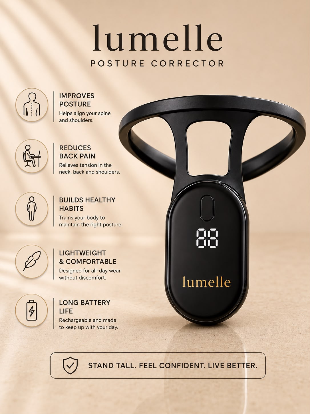 Lumelle Smart Posture Corrector™